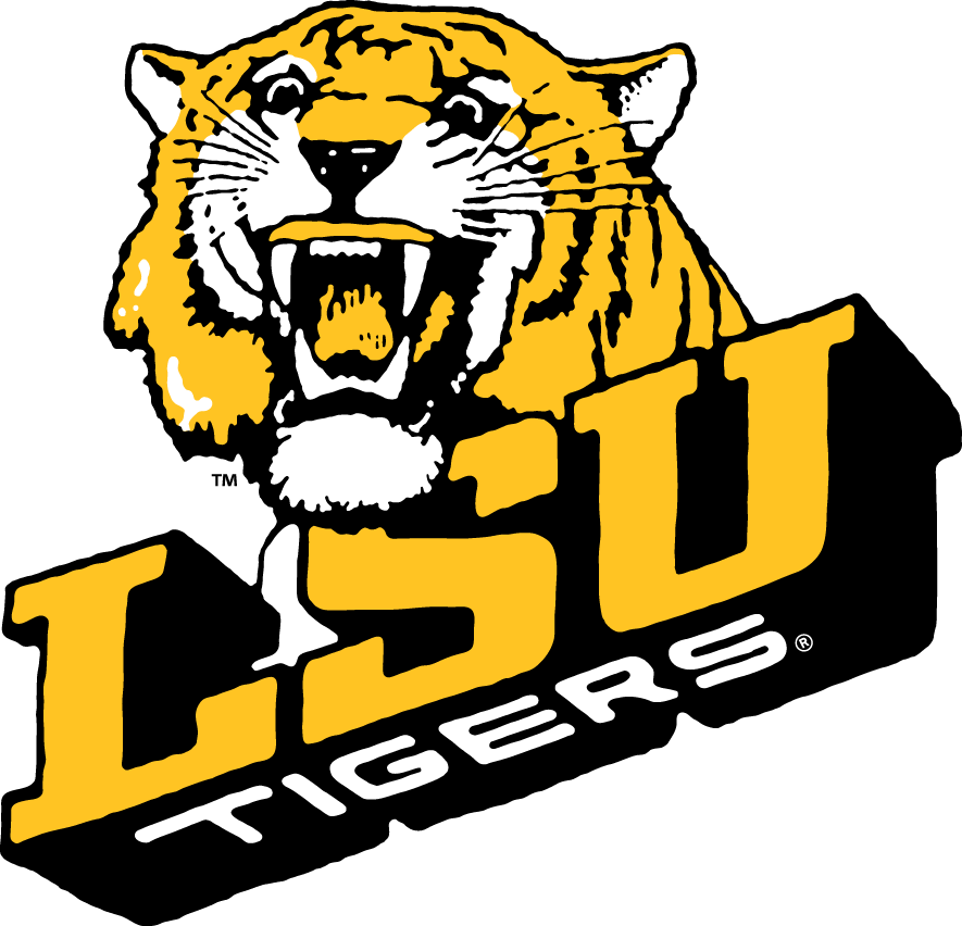 LSU Tigers 1980-1989 Alternate Logo iron on transfers for T-shirts